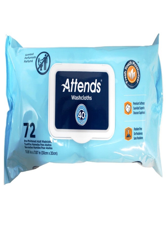 Attends Wipes 72PK - Image 1